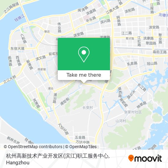 杭州高新技术产业开发区(滨江)职工服务中心 map