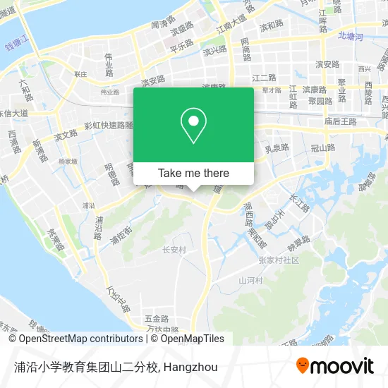 浦沿小学教育集团山二分校 map