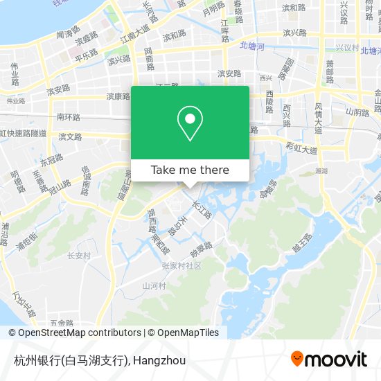 杭州银行(白马湖支行) map