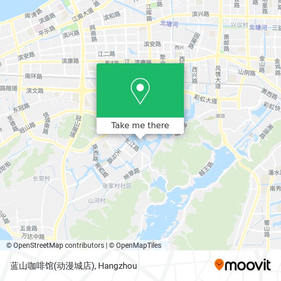 蓝山咖啡馆(动漫城店) map