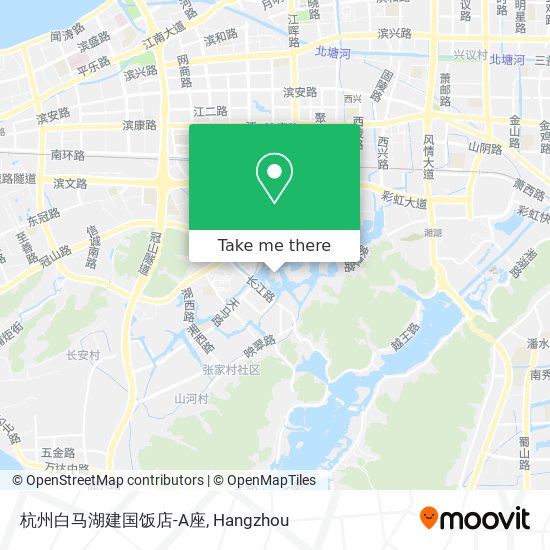 杭州白马湖建国饭店-A座 map