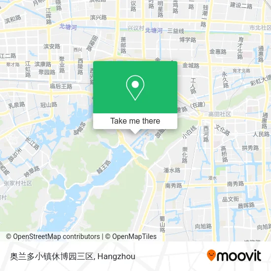 奥兰多小镇休博园三区 map