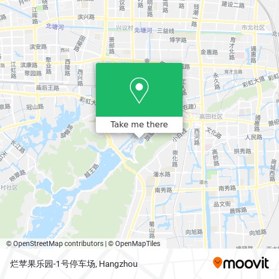 烂苹果乐园-1号停车场 map