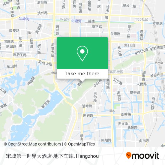 宋城第一世界大酒店-地下车库 map