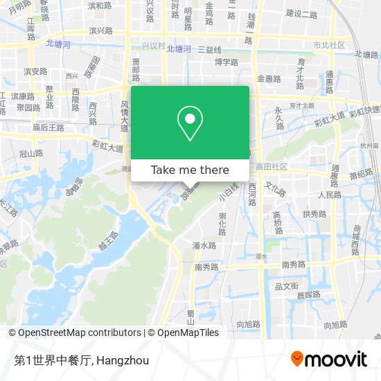 第1世界中餐厅 map