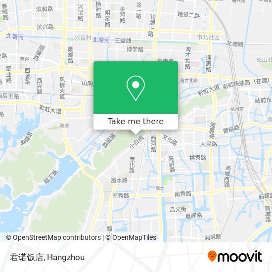 君诺饭店 map