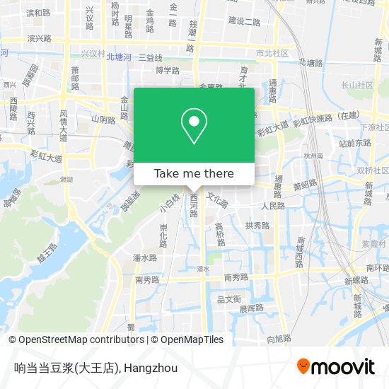 响当当豆浆(大王店) map