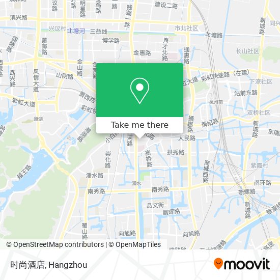 时尚酒店 map