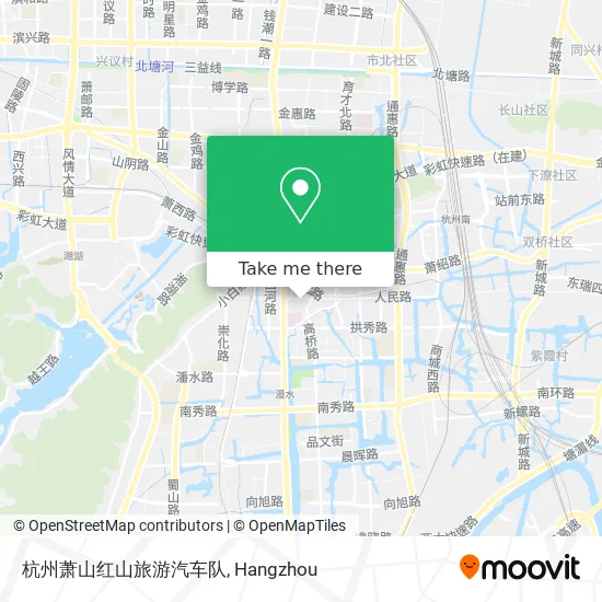杭州萧山红山旅游汽车队 map