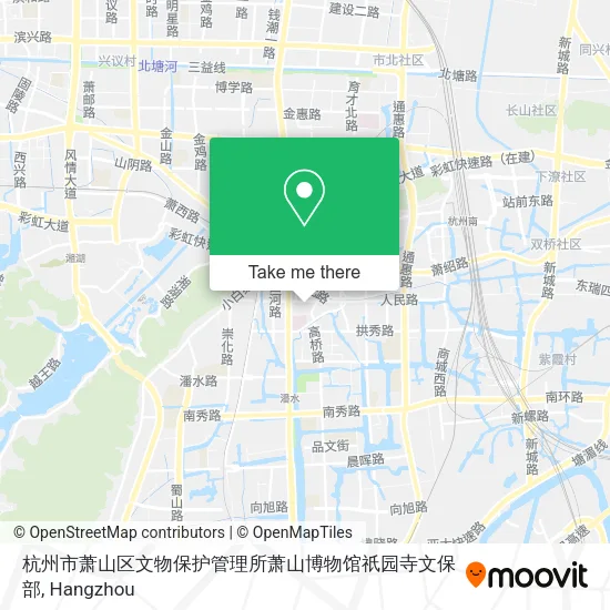 杭州市萧山区文物保护管理所萧山博物馆祇园寺文保部 map