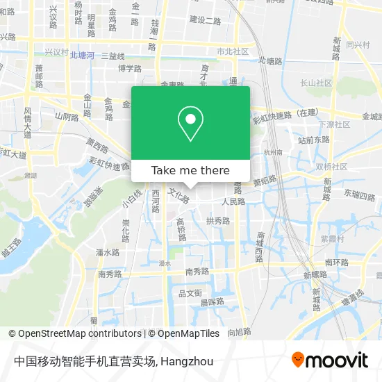 中国移动智能手机直营卖场 map