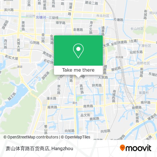 萧山体育路百货商店 map