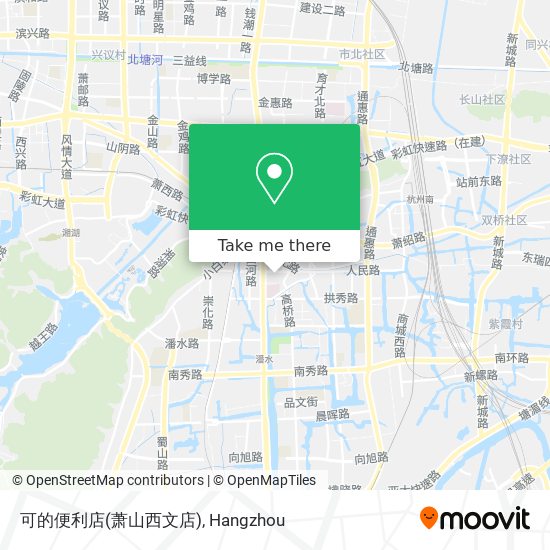 可的便利店(萧山西文店) map