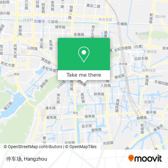 停车场 map