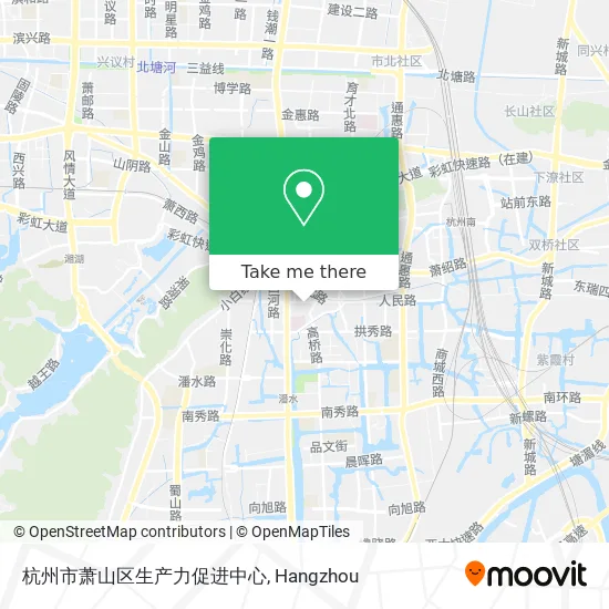 杭州市萧山区生产力促进中心 map