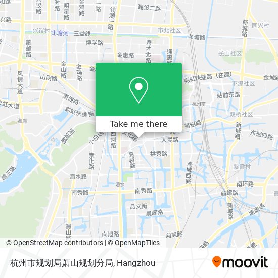 杭州市规划局萧山规划分局 map