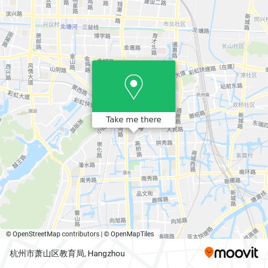 杭州市萧山区教育局 map