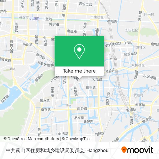 中共萧山区住房和城乡建设局委员会 map
