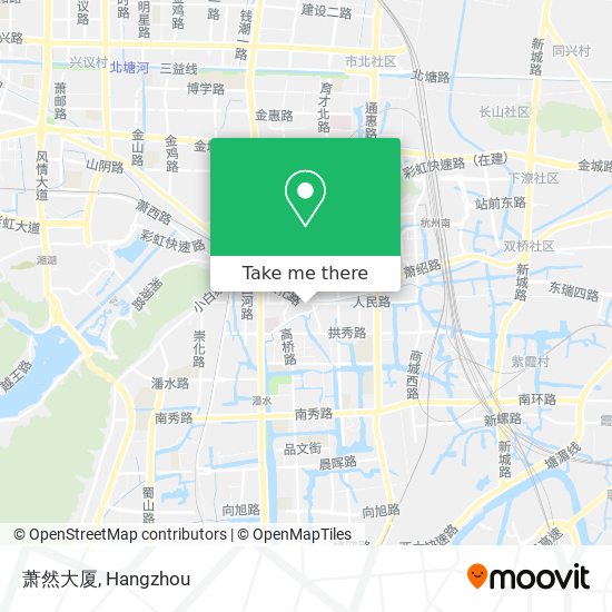 萧然大厦 map