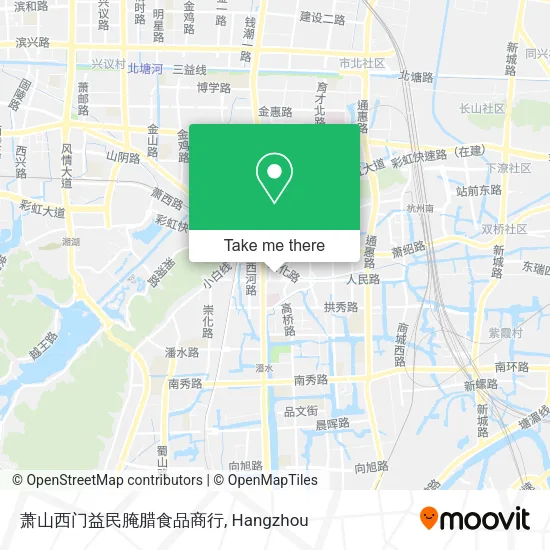 萧山西门益民腌腊食品商行 map