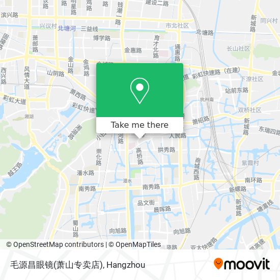 毛源昌眼镜(萧山专卖店) map
