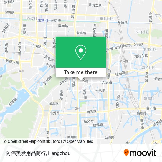 阿伟美发用品商行 map