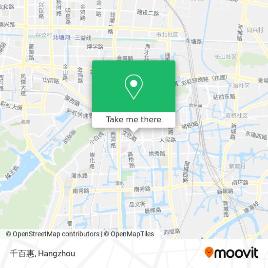 千百惠 map