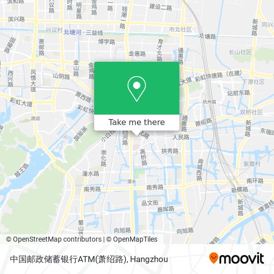 中国邮政储蓄银行ATM(萧绍路) map