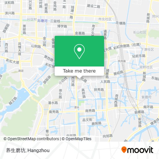 养生磨坊 map