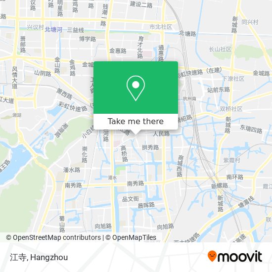 江寺 map