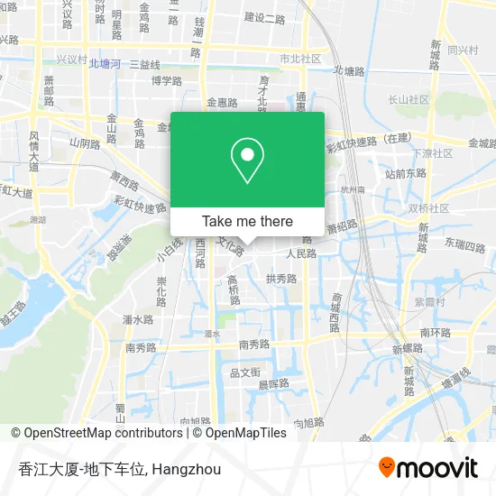 香江大厦-地下车位 map