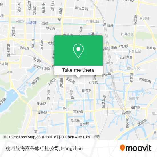 杭州航海商务旅行社公司 map