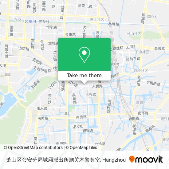 萧山区公安分局城厢派出所施关木警务室 map