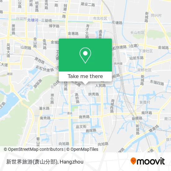 新世界旅游(萧山分部) map
