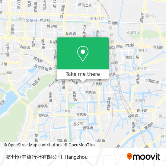 杭州恒丰旅行社有限公司 map