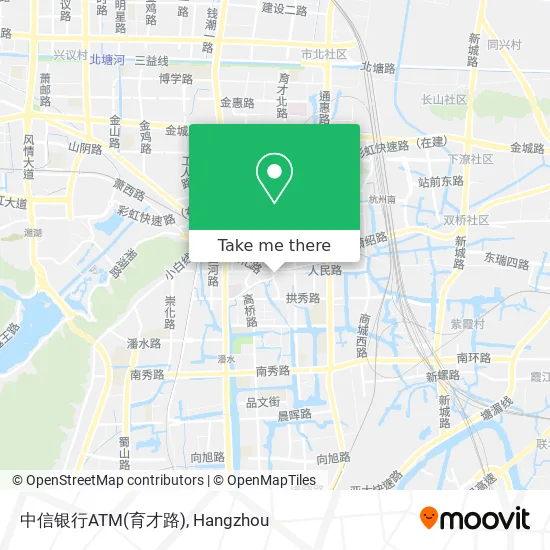 中信银行ATM(育才路) map