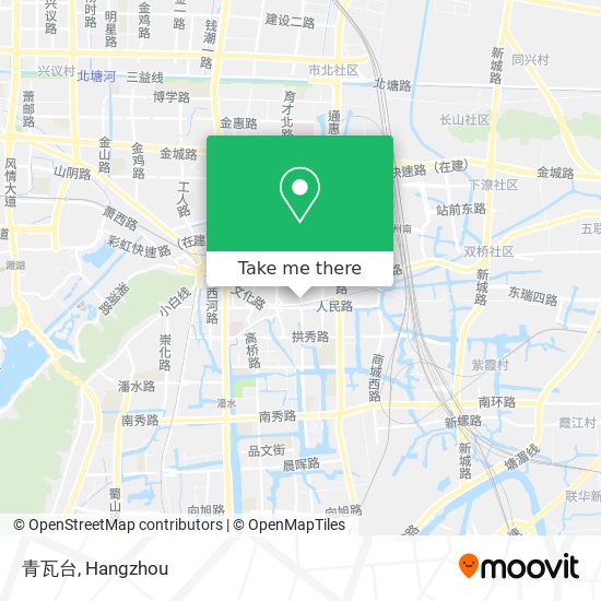 青瓦台 map