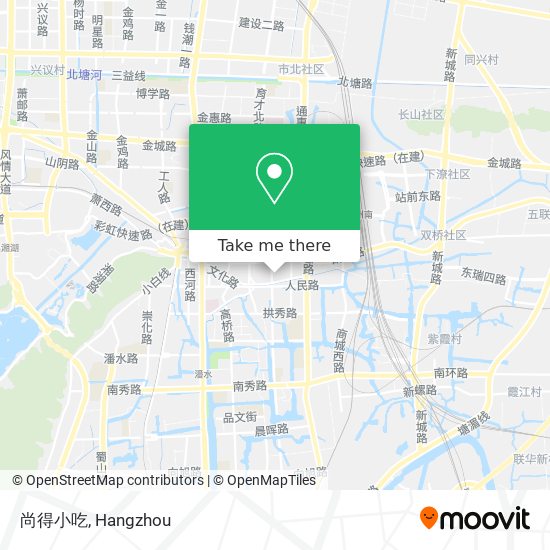 尚得小吃 map