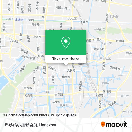 巴黎婚纱摄影会所 map