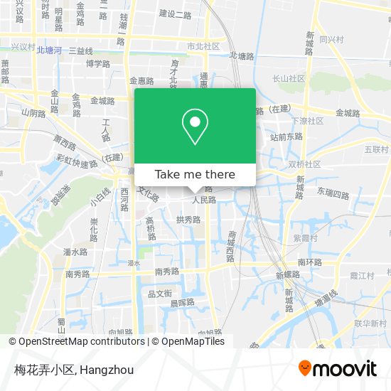 梅花弄小区 map