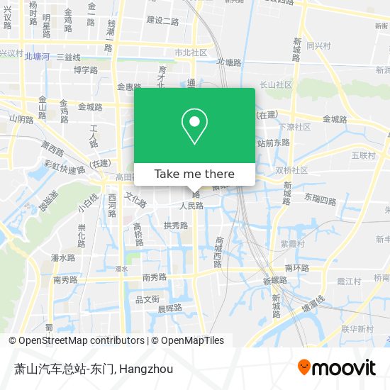 萧山汽车总站-东门 map