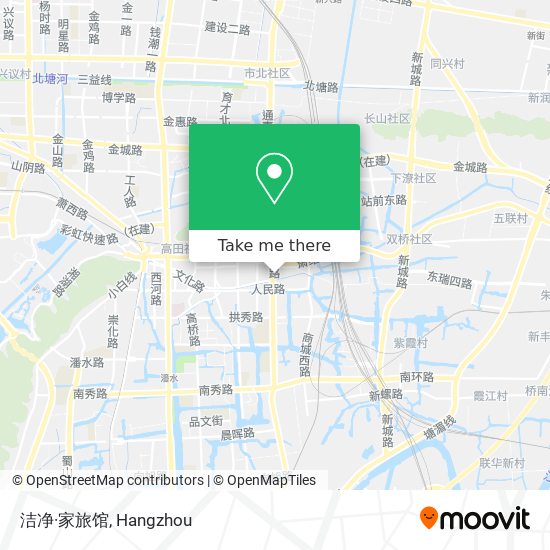 洁净·家旅馆 map