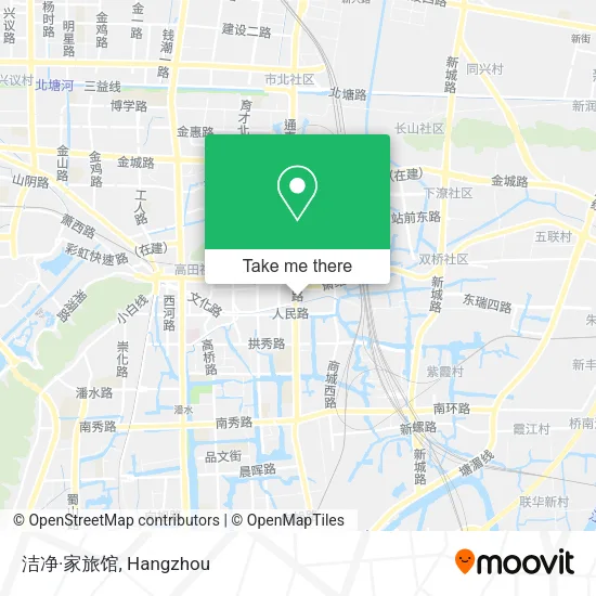 洁净·家旅馆 map