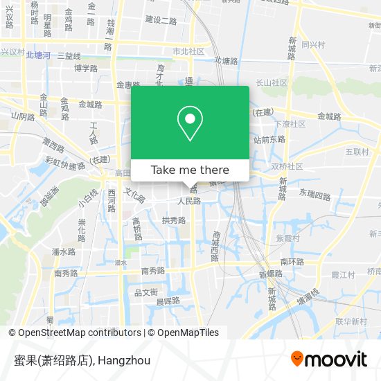 蜜果(萧绍路店) map