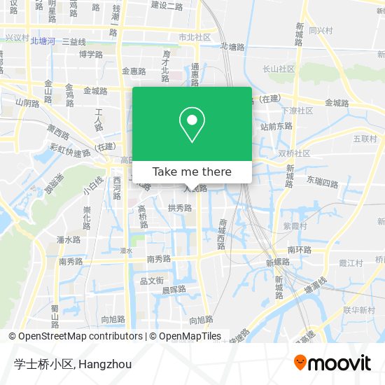 学士桥小区 map