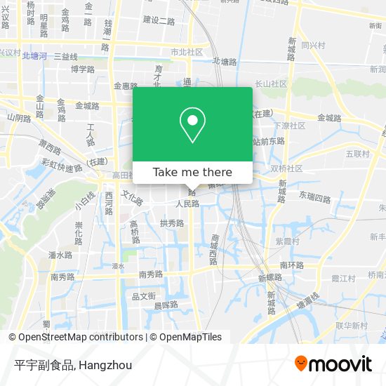 平宇副食品 map