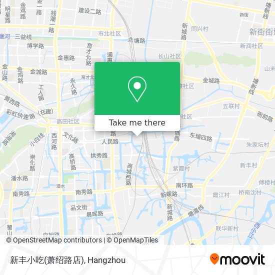 新丰小吃(萧绍路店) map