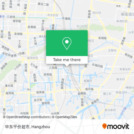 华东平价超市 map