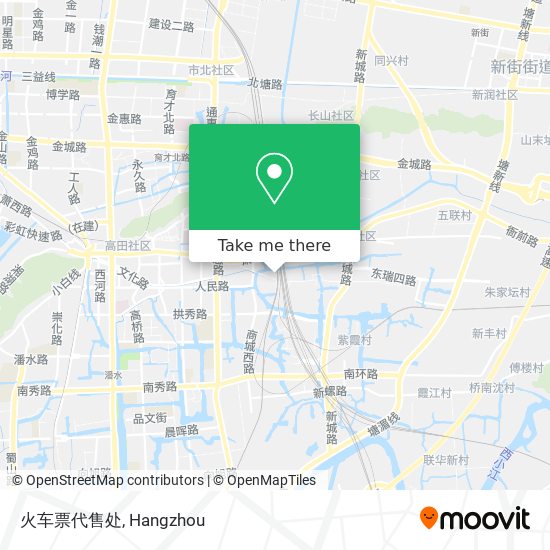 火车票代售处 map