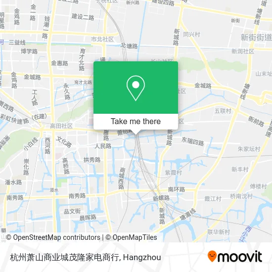 杭州萧山商业城茂隆家电商行 map